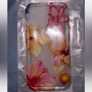 Floral Clear Phone Case